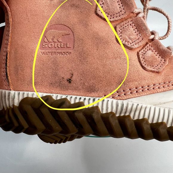 Sorel Out N About Plus Rain Duck Boot Size 7.5 Suede Leather - Picture 3 of 11